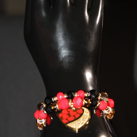 Handmade Stretch Bracelet Set - Size 7 - Picture 2 of 4